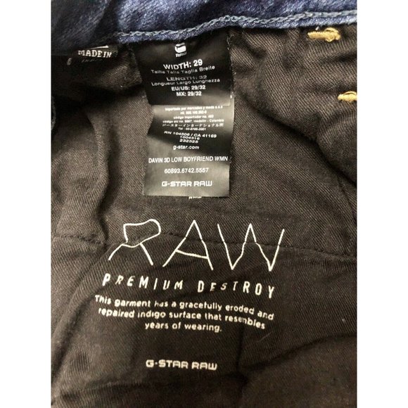 G-Star Raw Premium Destroy Skinny Jeans Men’s 29W 32L Ripped Restored Denim. - Picture 5 of 7